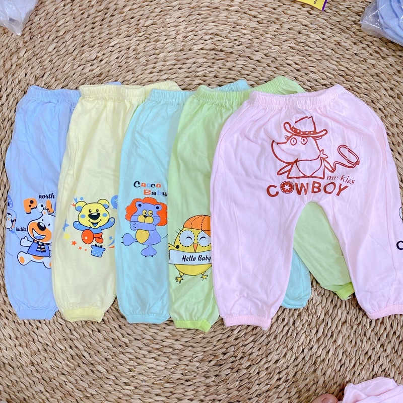 Quần dài carter in mông cotton đẹp cho bé