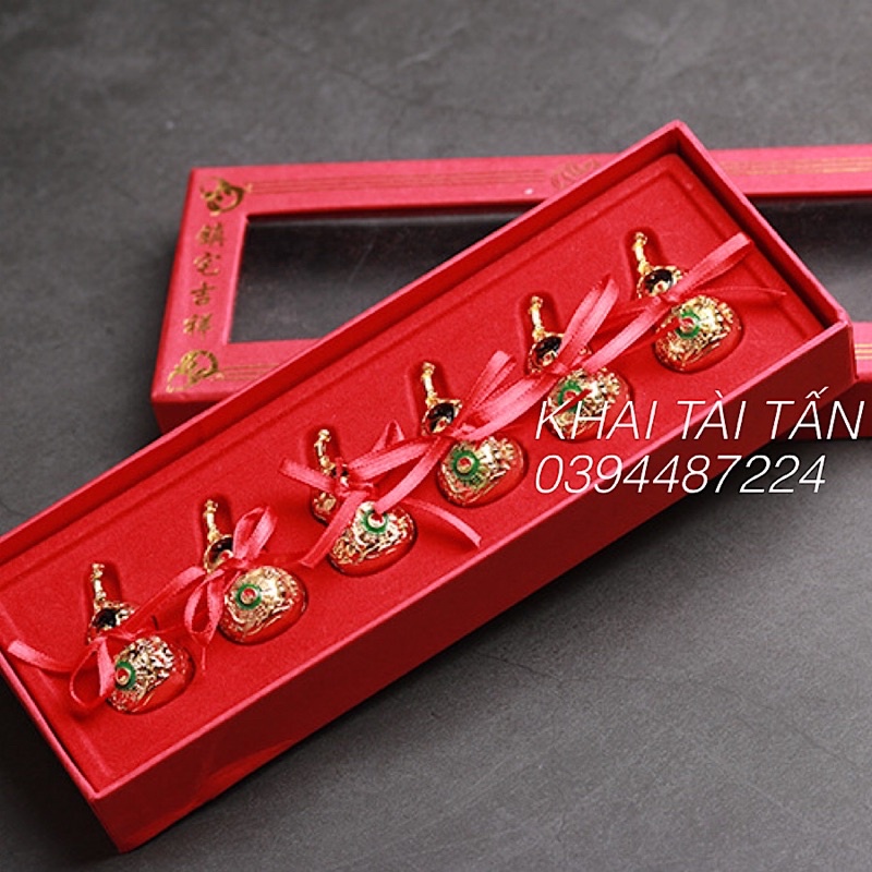 Bộ 6 hồ lô bát quái phong thủy