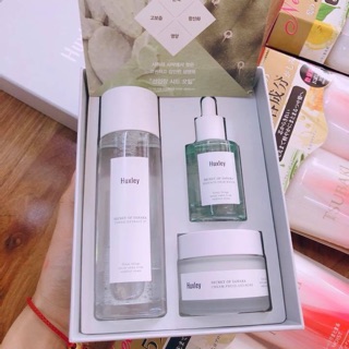 Set dưỡng da huxley gồm toner,serum,kem chuẩn auth [ CÓ SẴN GIÁ TỐT]