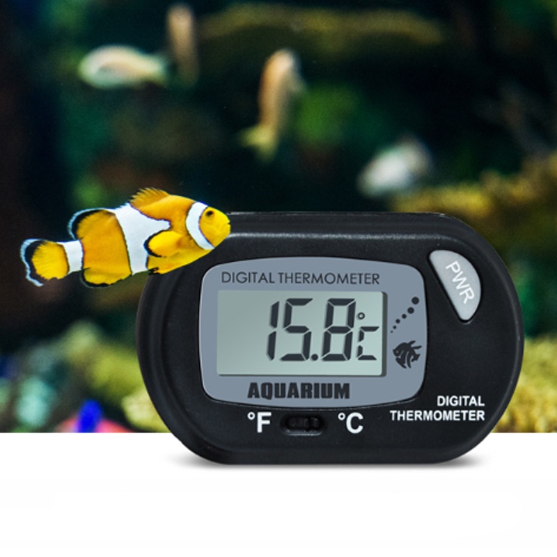 2 Nhiệt Kế Điện Tử Màn Hình LCD Cho Bể Cá / Xe Hơi