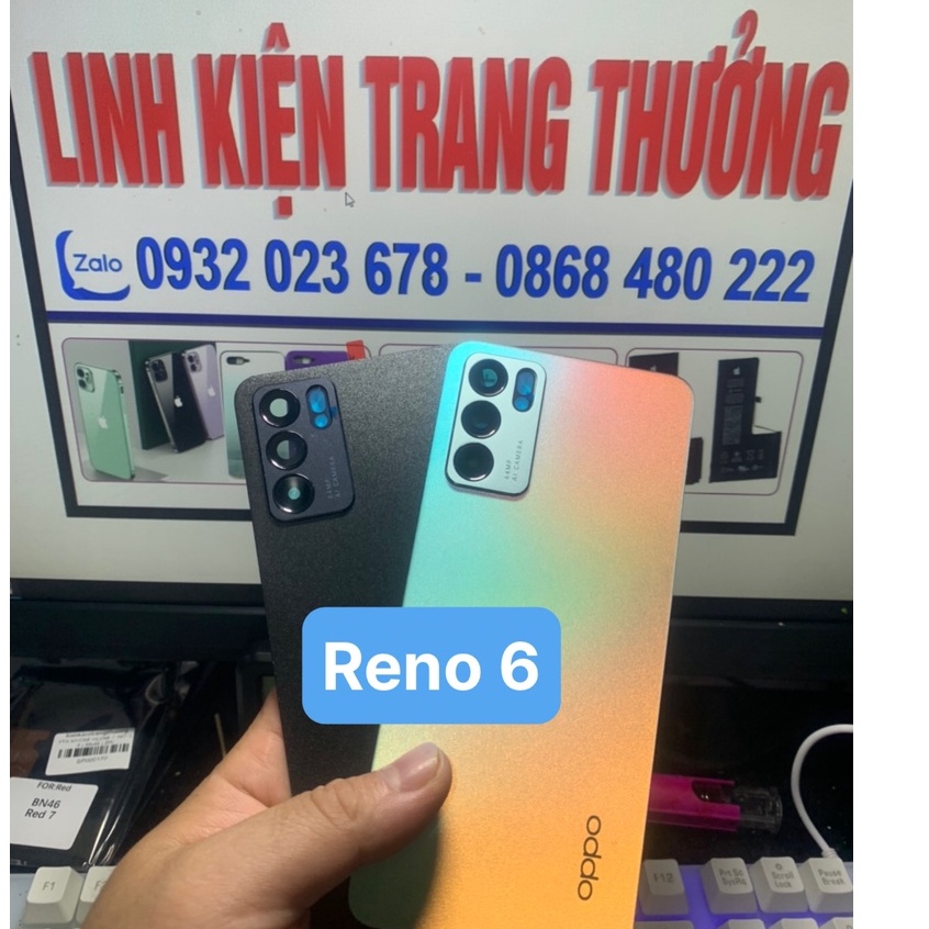 Kính lưng oppo reno 6 hàng zin