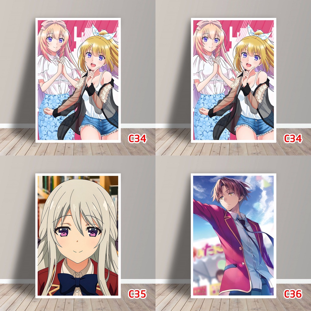 Tấm Postcard Cao Cấp Anime Classroom of the Elite