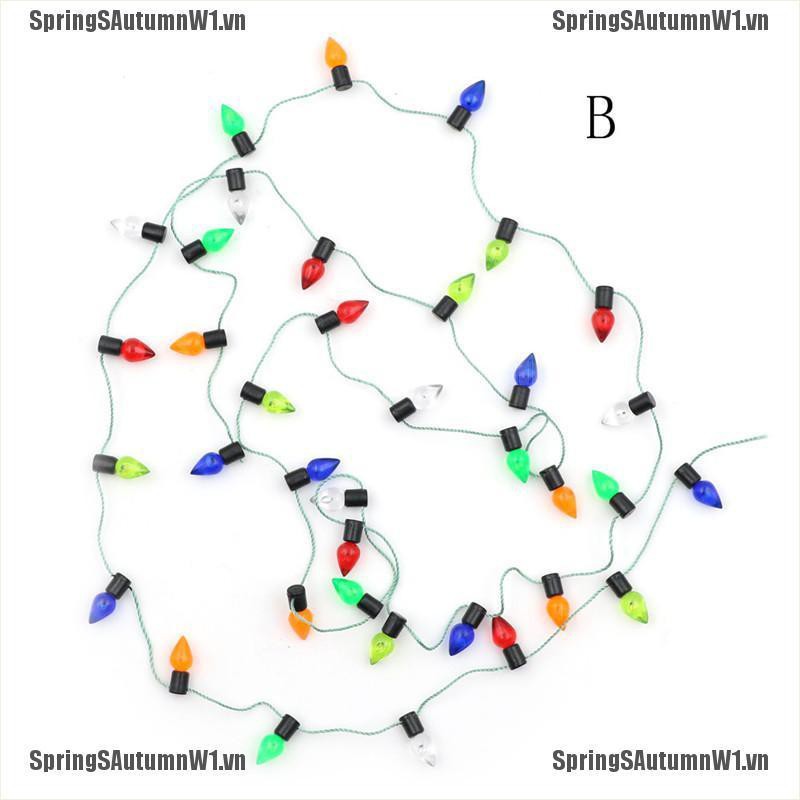 Dây Đèn Trang Trí Giáng Sinh 1m Cho Nhà Búp Bê