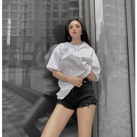 Áo phông ngắn tay chính hãng Mikenco MONOGRAM unisex