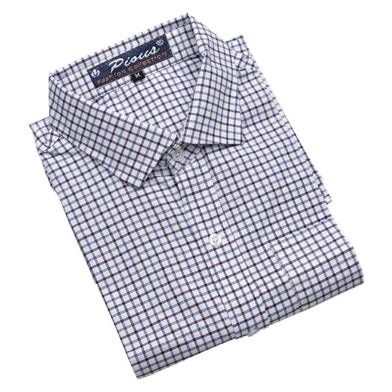 Áo sơ mi nam caro cao cấp ngắn tay Pious HA315