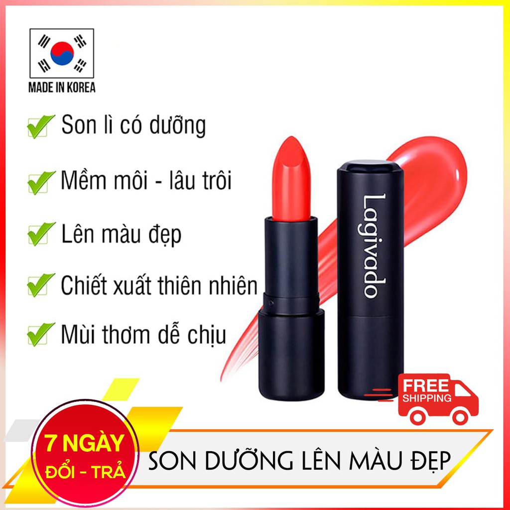 [SIÊU KHUYẾN MÃI] Son lì pha dưỡng lên màu chuẩn nhập khẩu Hàn Quốc