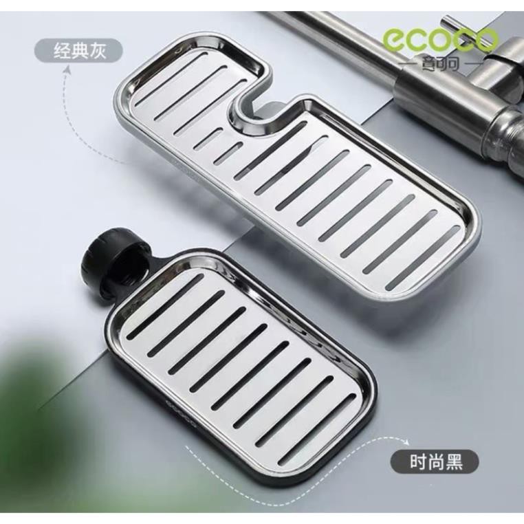 khay cheo vòi nước để xà phòng,cọ rửa bát đĩa nước rửa bát inox 100% cao cấp