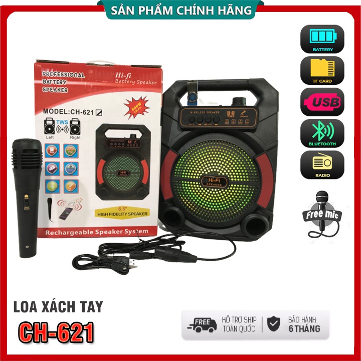 Loa bluetooth hát Karaoke Chuyên Nghiệp KIMISO-3607 / CH - 621/ âm thanh to,trung thực,đỉnh cao chất lượng,lỗi 1 đổi 1