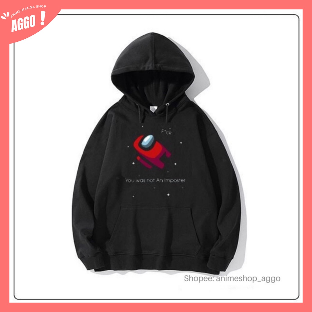 Các Mẫu Áo Hoodie Đen Game Among Us Hot Nhất Hiện Nay