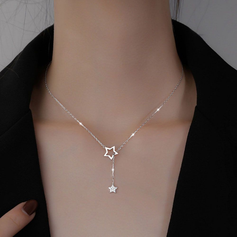 Vòng cổ mặt ngôi sao rỗng nhiều màu thanh lịch thời trang cho nữ