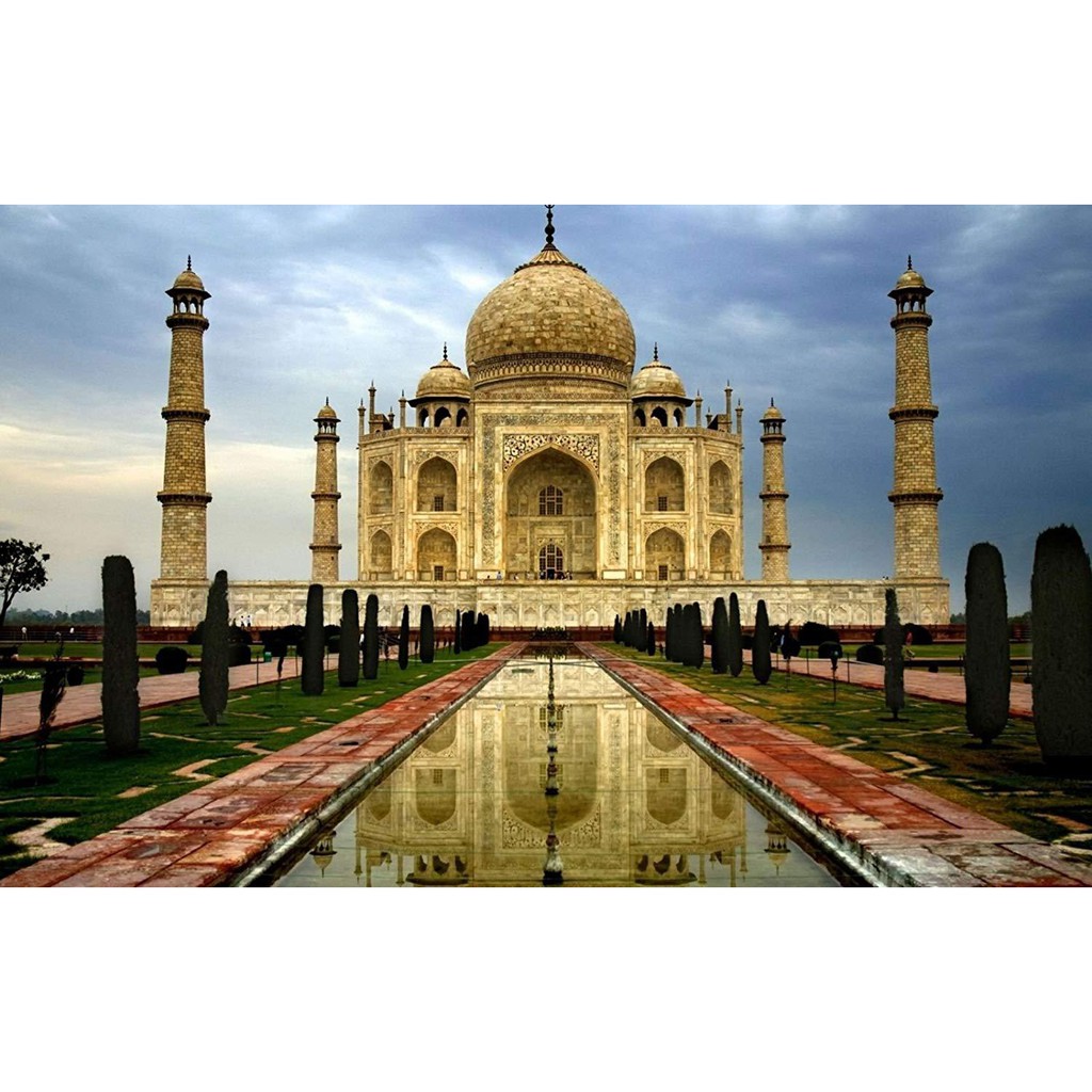Bộ Tranh Ghép Xếp Hình 1000 Pcs Jigsaw Puzzle Tranh Ghép (75*50cm) Taj Mahal Bản Đẹp Cao Cấp