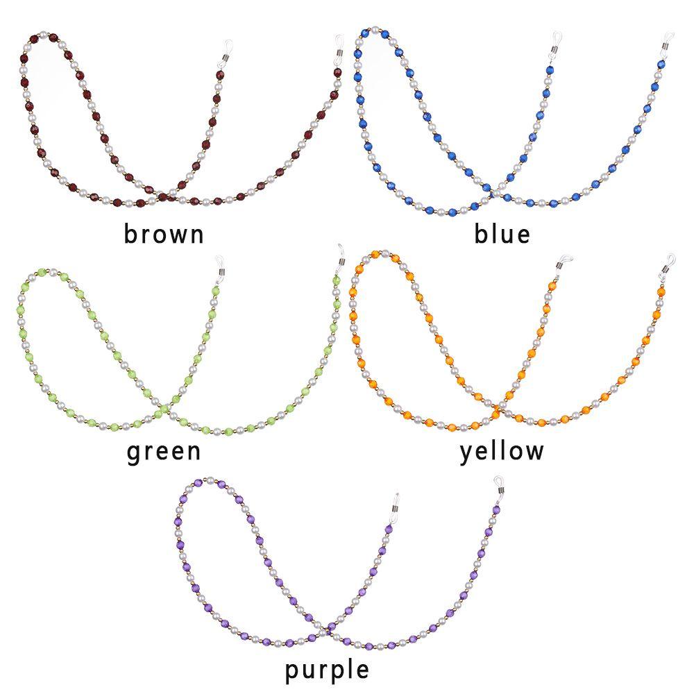 ESPO Dây Chuỗi Hạt Đeo Mắt Kính Nhiều Màu Chống Trượt Cho Nữ