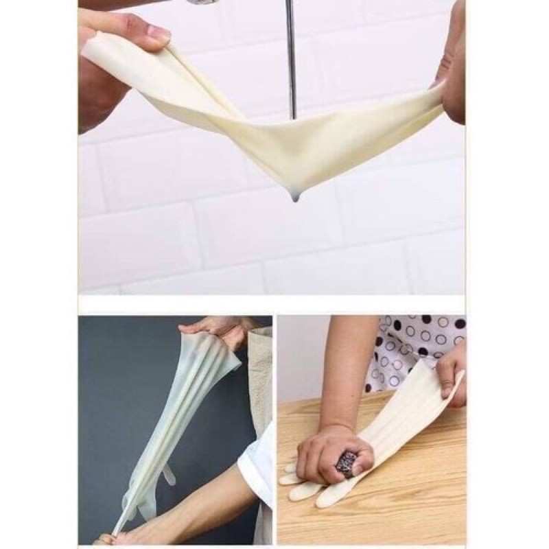 GĂNG TAY SIÊU DAI CAO SU HÌNH HƯƠU