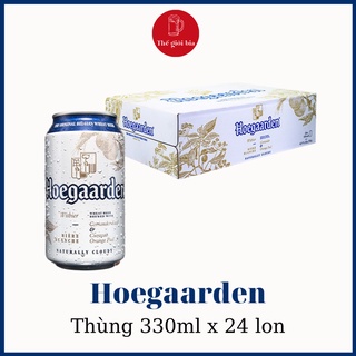 Bia Hoegaarden White 330ml x 24 lon | Chính hãng date dài