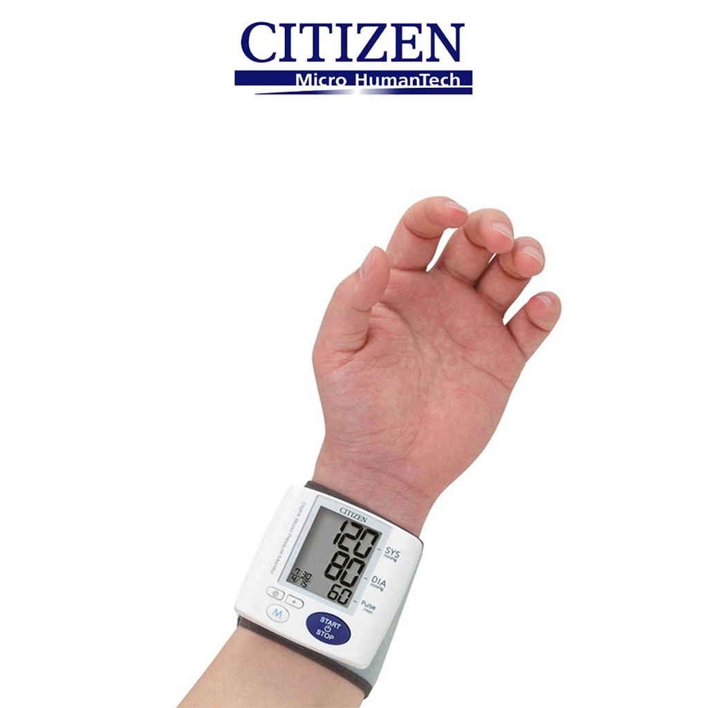 Máy đo huyết áp điện tử cổ tay citizen - ch617, dụng cụ đo huyết áp tự động - ảnh sản phẩm 7