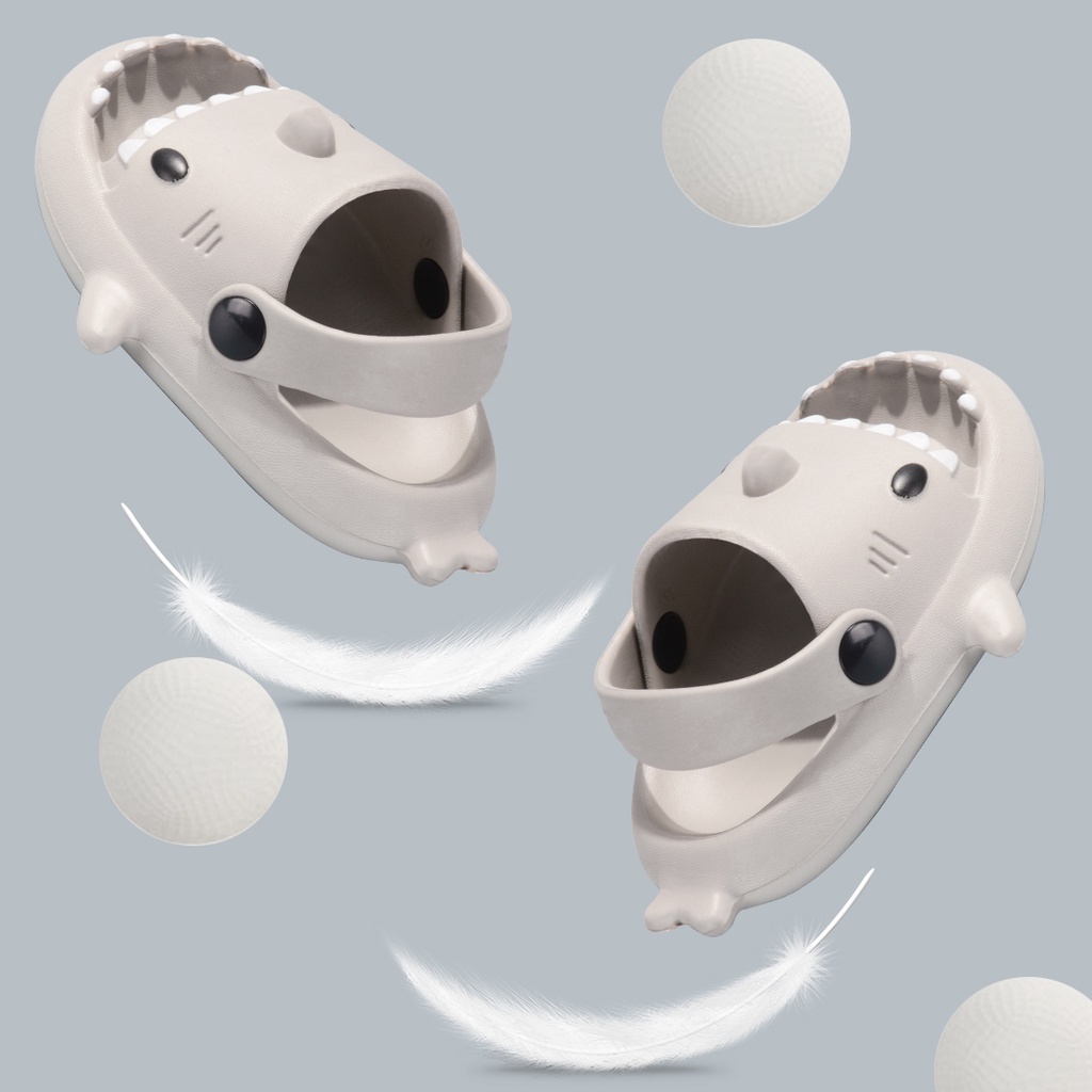 Xăng đan Hình Cá Mập 3D Dễ Thương Cho Bé 1-10 Tuổi