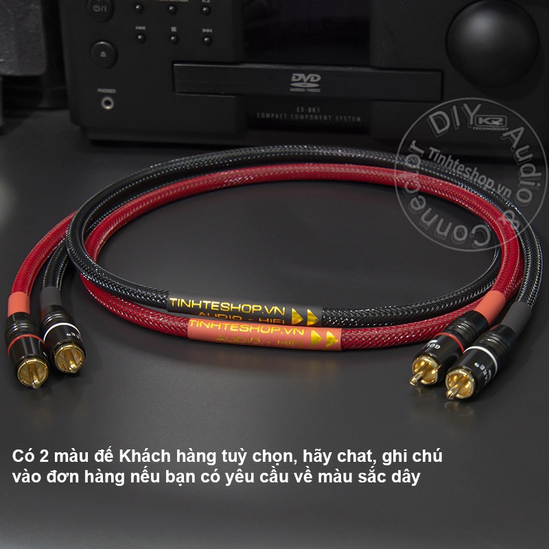 Cáp coaxial SPDIF 75Ohm Canare Nhật Bản DIY 0.3M đến 5M - Dây âm thanh số 75Ohm