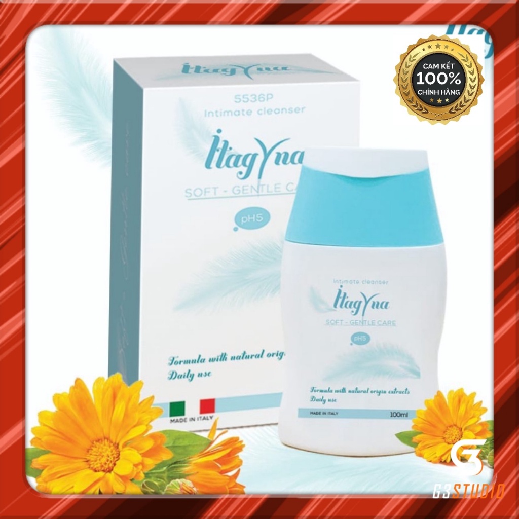- ITAGYNA H1 chai 100ml Làm Sạch Dịu Nhẹ Ngăn Ngừa Viêm Nhiễm Nấm Ngứa, An Toàn Bà Bầu Sau Sinh Ý