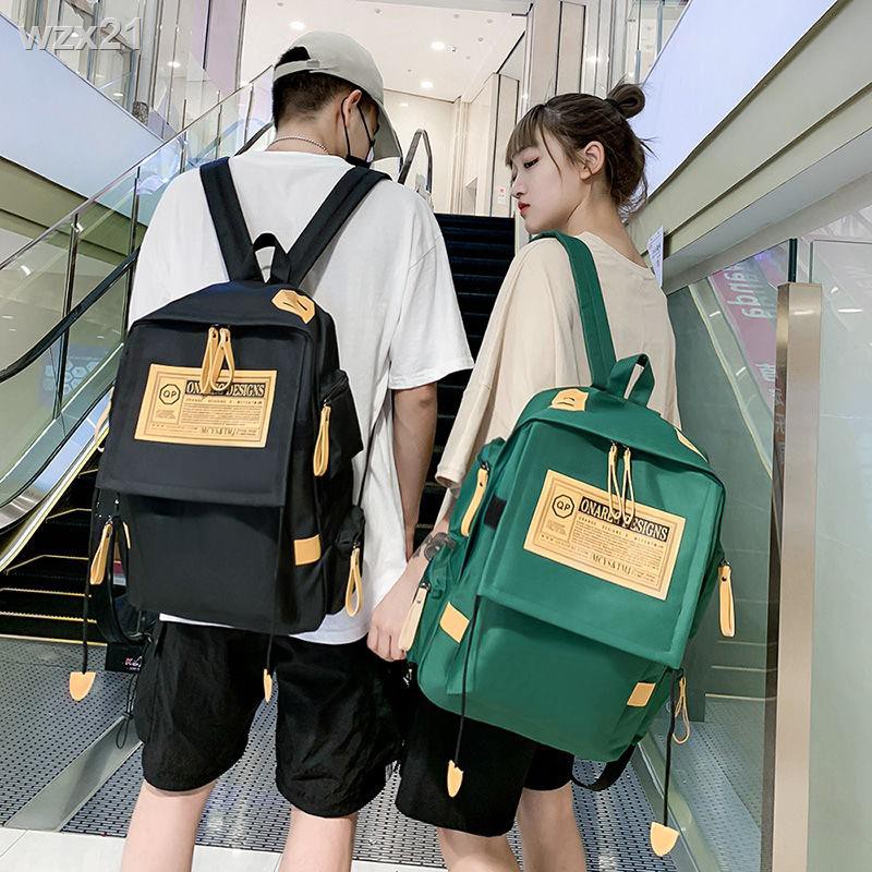 Ba lô nam phong cách Hàn Quốc xu hướng thời trang đơn giản nữ sinh học cấp 3 đi Túi xách hàng hiệu hợp dung tích