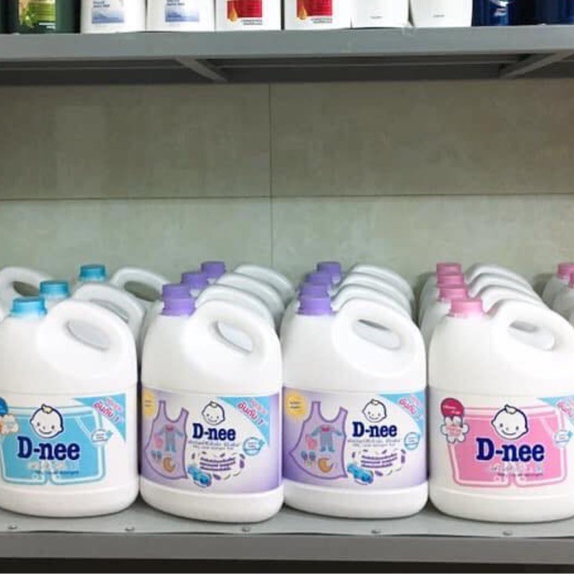 [HCM,HSD 2022]- Nước giặt xả Dnee 2in1, 5 màu 3000ml Thái lan