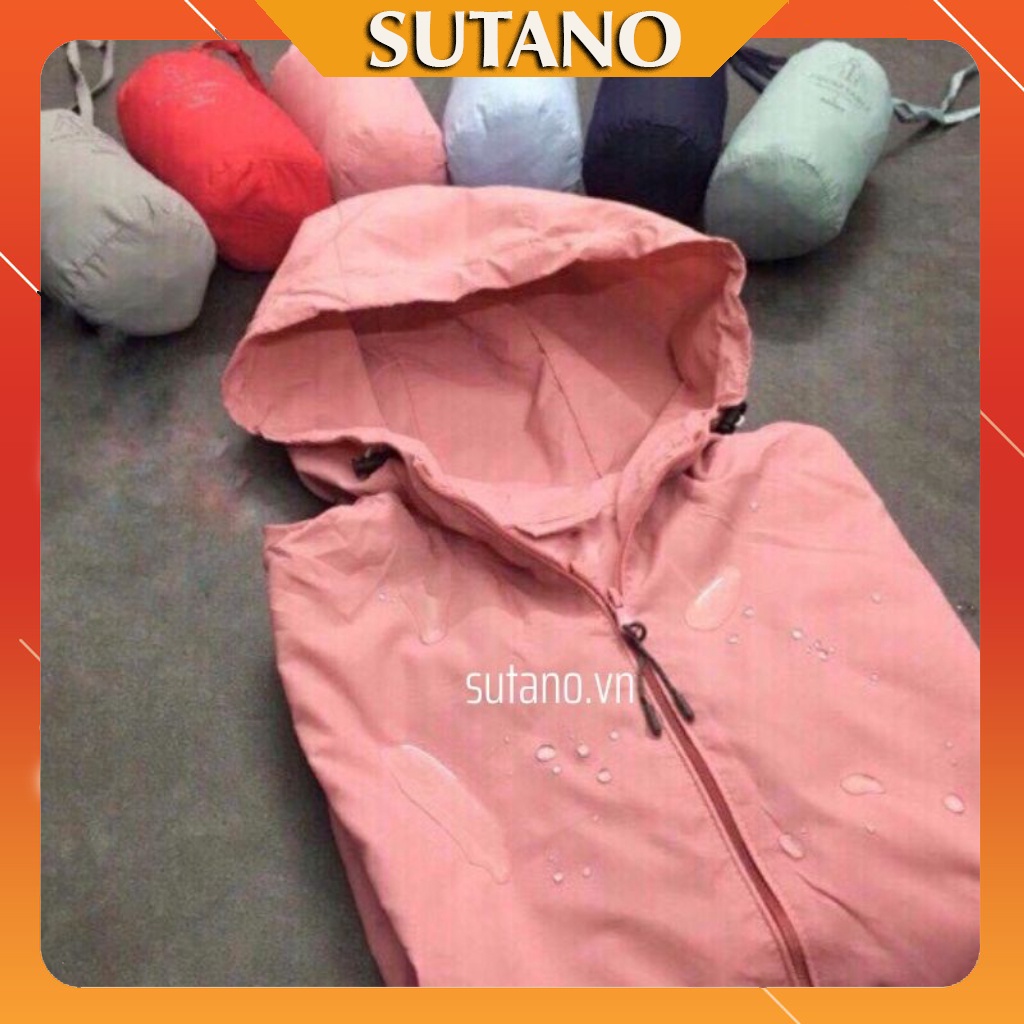 Áo gió nữ SUTANO- áo khoác gió hai lớp vải dù lót lưới chống nước hàng cao cấp A462