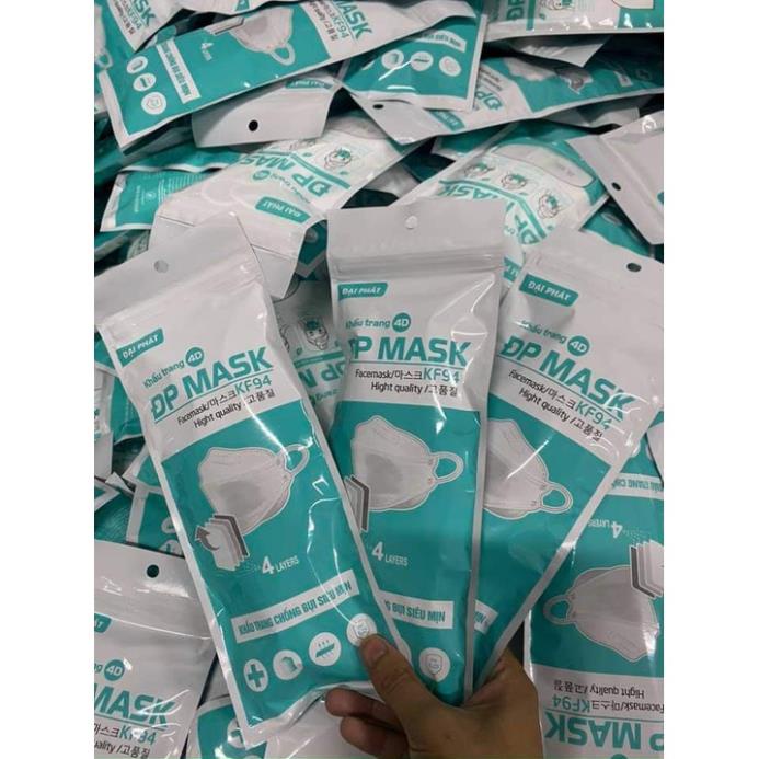 Một thùng khẩu trang y tế 300 chiếc 4D DP Mask 4 lớp chính hãng siêu đẹp