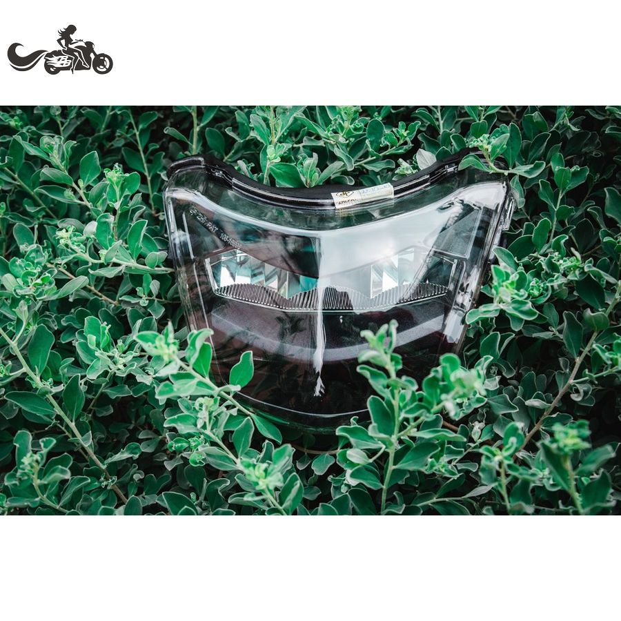 Đèn Pha Led Xe Wave Alpha 110cc &amp; 50cc, Wave S, Wave Rs, Wave Rsx Đời Cũ 2008-2011, Future X. Màu Trắng Bạc &amp; Đen Khói
