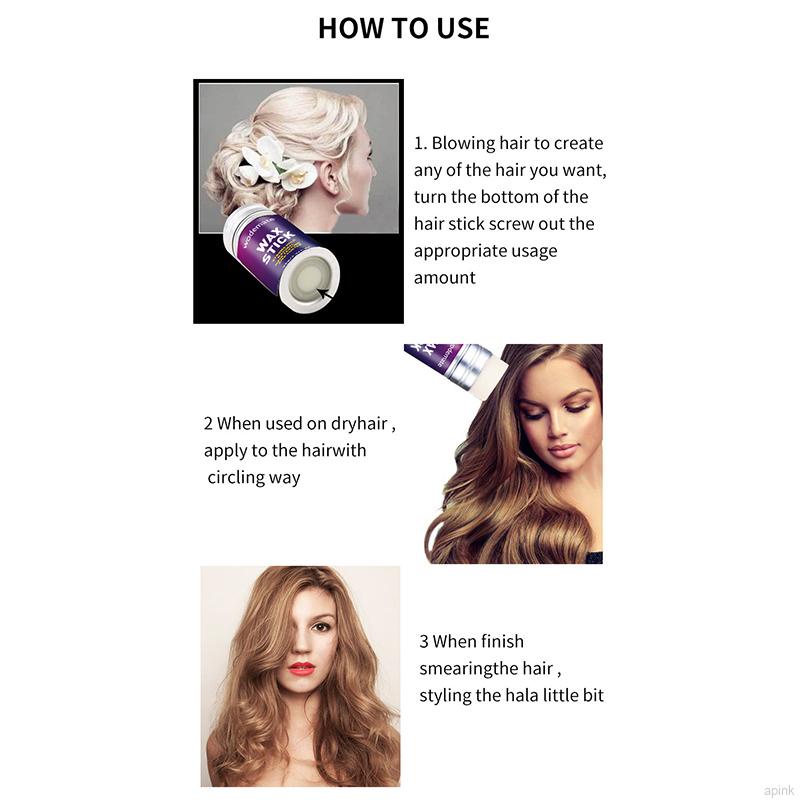 Sáp vuốt tạo kiểu tóc lâu dài thành phần tự nhiên an toàn 75g