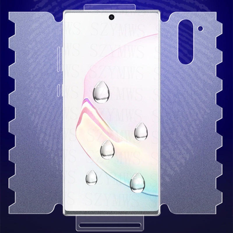 Miếng Dán Màn Hình Mờ Hydrogel Cho Samsung Galaxy S23 Ultra S10 Plus S22 S21 Ultra Plus Note 10 20 Ultra 360° Miếng Dán Mờ Bảo Vệ Toàn Màn Hình