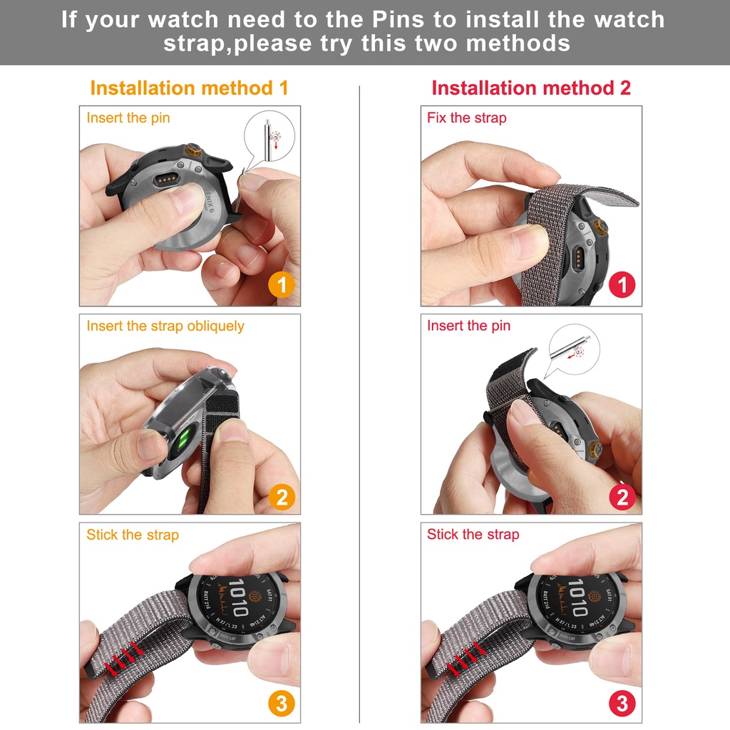 Dây đeo 20/22/26mm cho Garmin Fenix 7 7S 7X 6S 6X 6 Pro 5X 5 5S 3HR S60 S62 Instinct 2 2S Epix D2 Delta Mk1 935 935 945