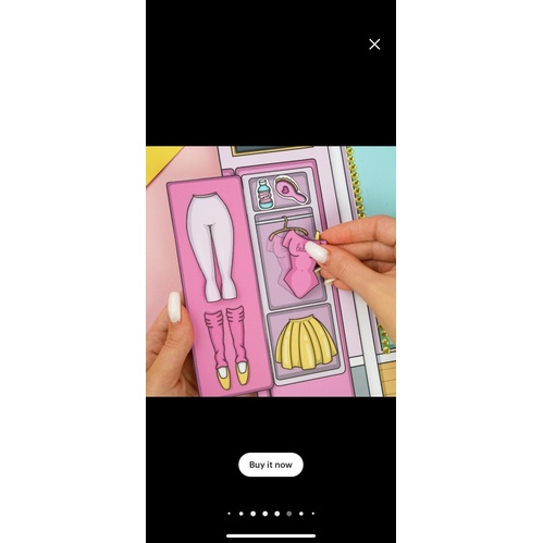 BÚP BÊ GIẤY SÀN DIỄN BALÊ