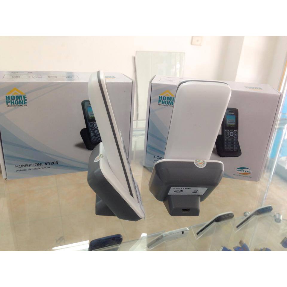 Máy điện thoại bàn cầm tay homephone di động Viettel V1207 - Điện thoại không dây lắp sim đa mạng | BigBuy360 - bigbuy360.vn