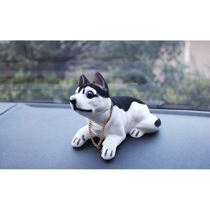 Chó Lắc Lư Trên Xe Hơi - Chó Lắc Lư Đầu Trang Trí Taplo Xe Hơi - Hàng Rẻ, Đẹp, Bền