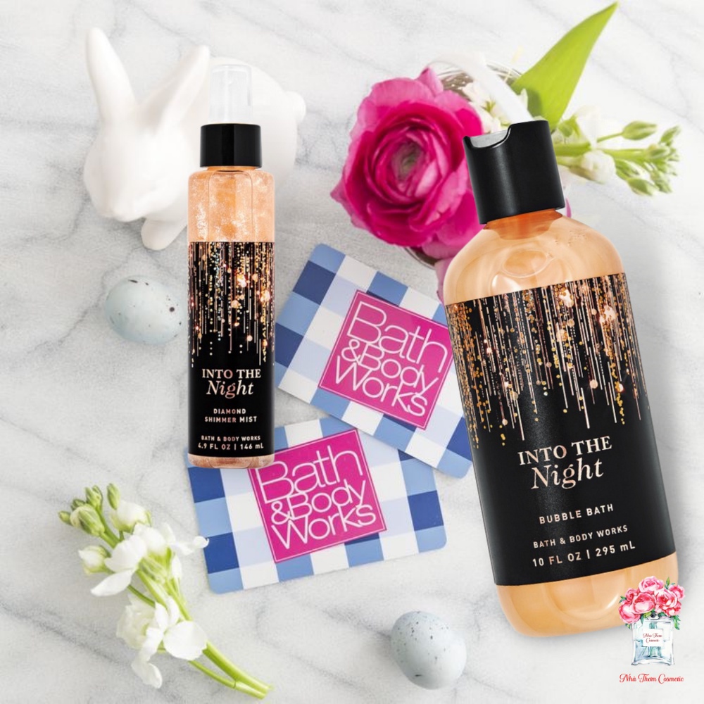 Xịt Toàn Thân Bath & Body Works Into The Night Diamond Shimmer Mist Hương Thơm Nữ Tính Ngọt Ngào 146ml
