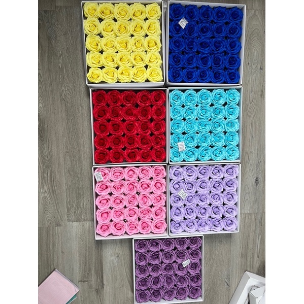 hoa sáp 7 lớp cao cấp