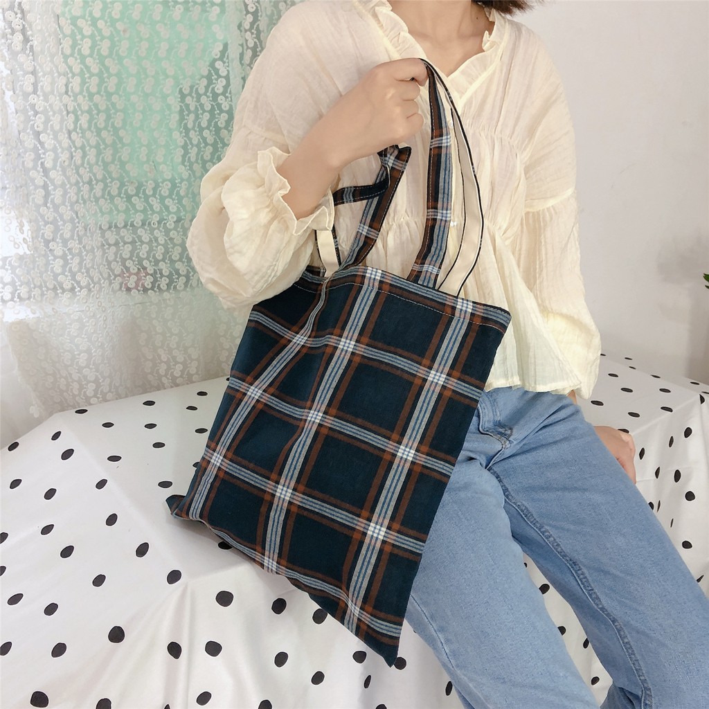 Túi Tote Sọc Caro Nemo Handmade - TTTE