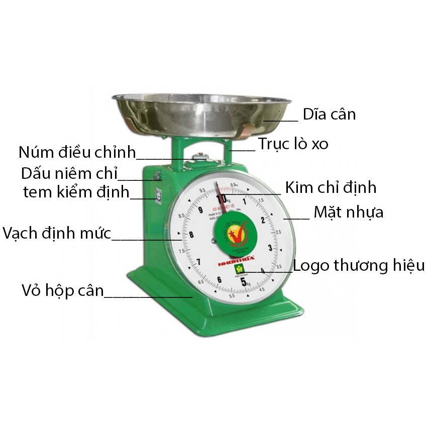 Cân đồng hồ lò xo Nhơn Hòa 20KG