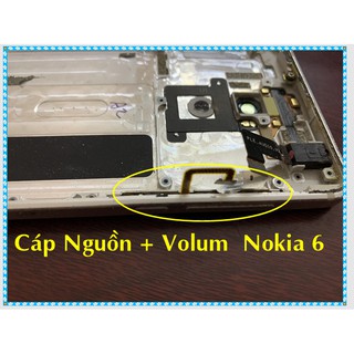 Cáp nguồn + volum Nokia 6