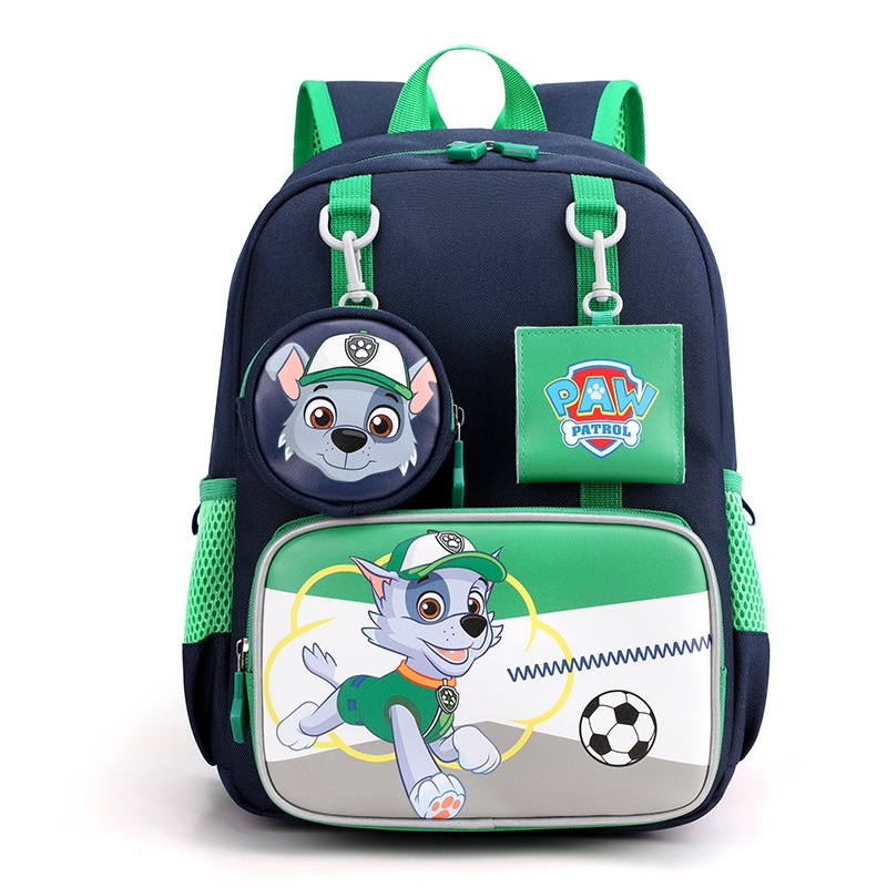 Balo trẻ em thời trang, cặp sách đi học cho bé trai bé gái 3-7 tuổi hình chó cứu hộ Tulastore