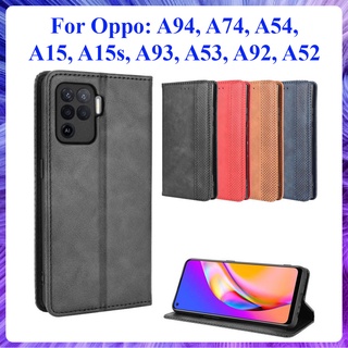 [Bao Xịn] Bao da dạng ví Oppo A94, A74, A54, A15, A15s, A93, A53, A92, A52 có nắp gập, ngăn đựng thẻ ATM tiền tiện lợi