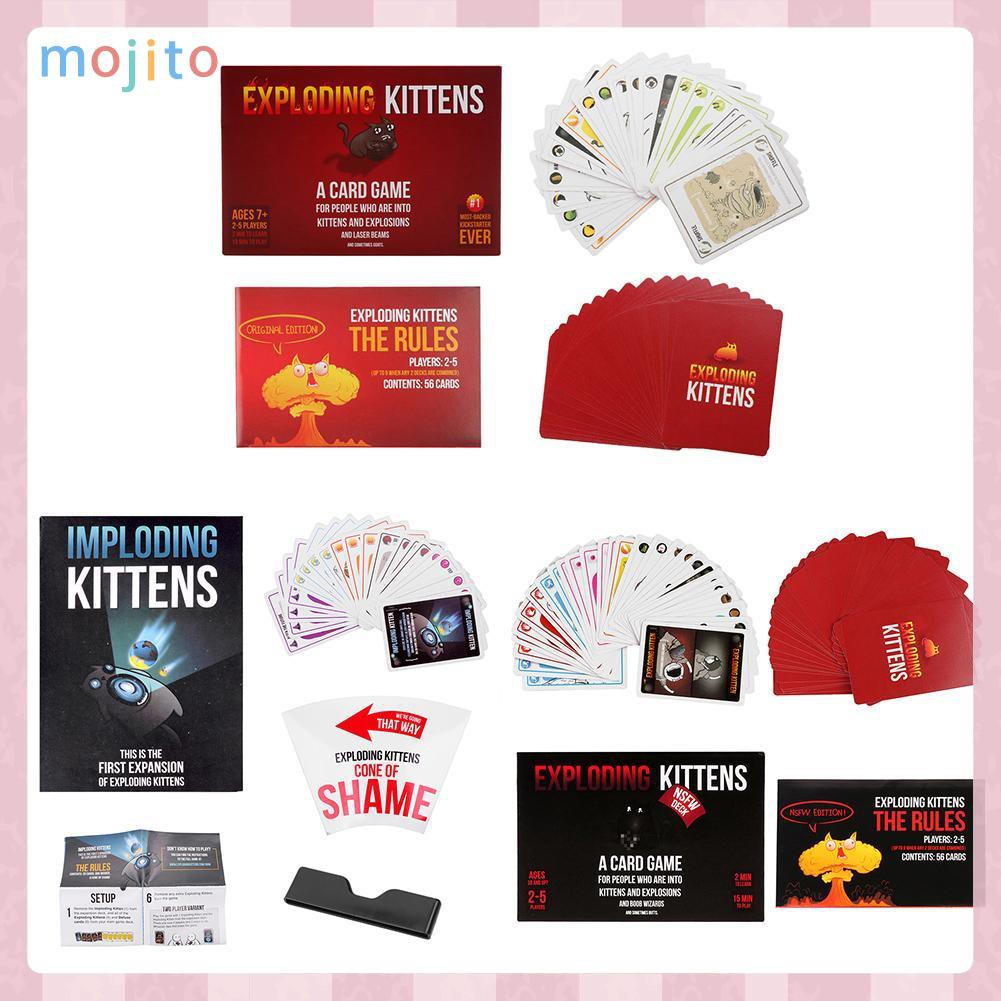 MOJITO Fun Table Card Imploding Exploding Kittens Card Family Gathering Game Gift