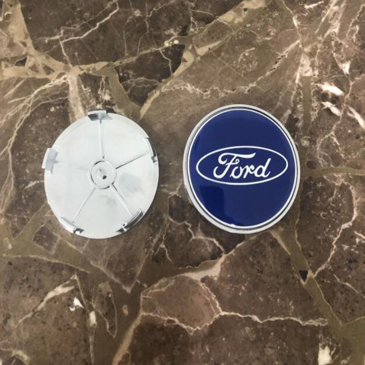 Logo chụp mâm, ốp lazang bánh xe ô tô cao cấp Ford 68mm: Đường kính 68mm