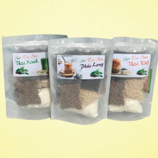  Set trà sữa phúc long thái xanh thái đỏ trà sữa tự pha nguyên liệu làm trà sữa tại nhà  25-30 ly  