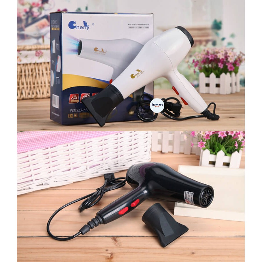 Máy Sấy Tóc Công Suất Lớn CHENY 1600W Máy Sấy Tóc Đa Năng Uốn Tạo Kiểu Tóc Cao Cấp