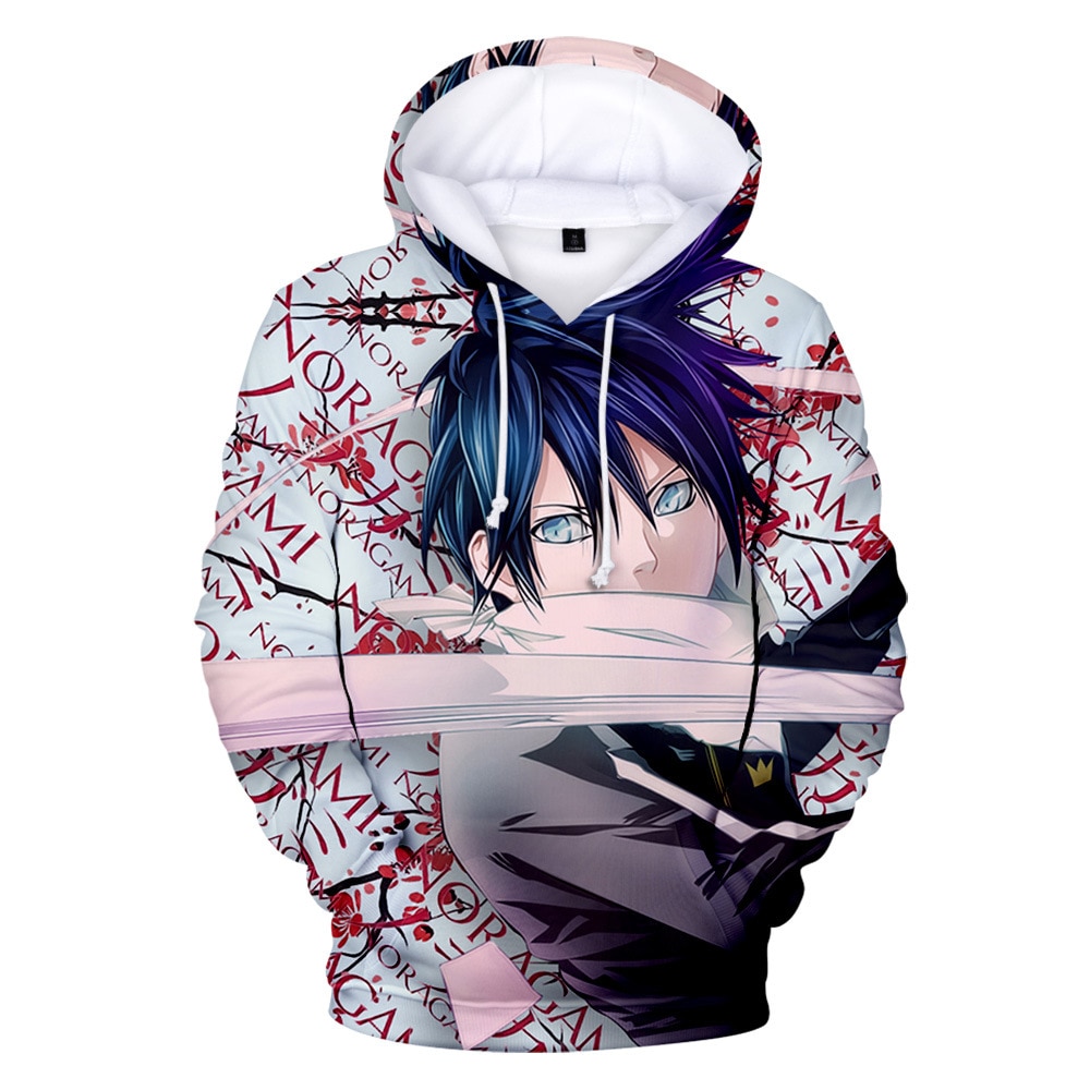 Áo Hoodie In Hình 3d Anime Noragami Cá Tính