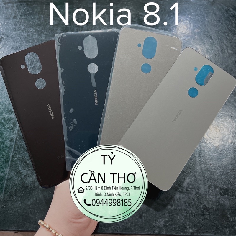 Nắp lưng kính Nokia 7.2 Nokia 8.1 Nokia 6.1 plus Nokia 5.1 plus