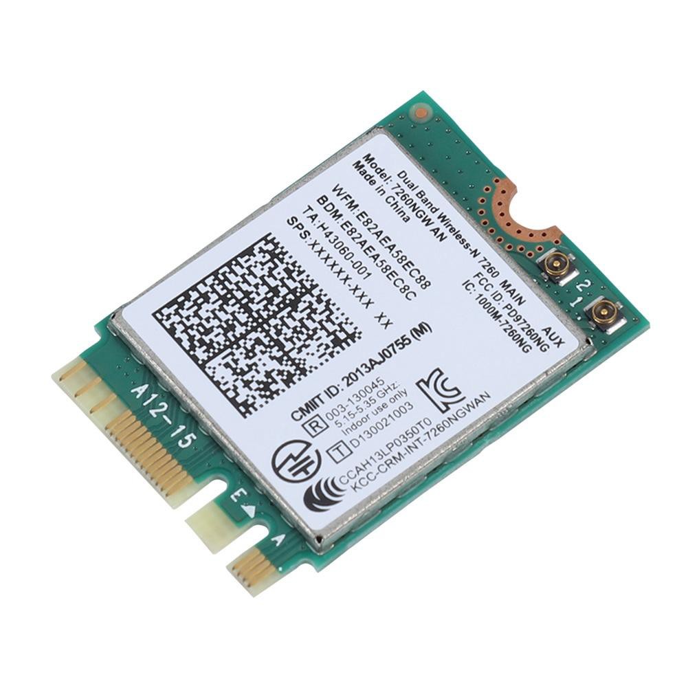 [READY STOCK] Card Wifi Không Dây Cho Intel 7260ngw An 2.4g / 5g Bluetooth 4.0 | BigBuy360 - bigbuy360.vn