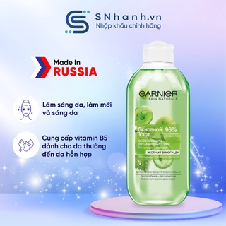 Toner cấp ẩm Garnier nho xanh 96% tinh chất tự nhiên 200ml