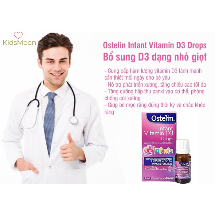 Ostelin Infant Vitamin D3 Drops 2.4ml