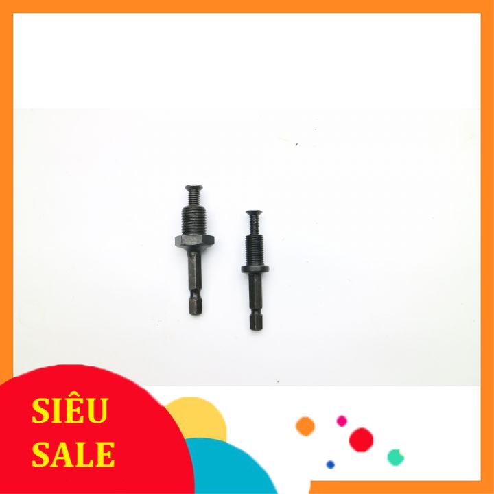 Đầu Chuyển Lục Giác Sang Đầu Kẹp Mũi khoan 10mm ( ren 9,5mm) , 13mm ( ren 12.7mm).